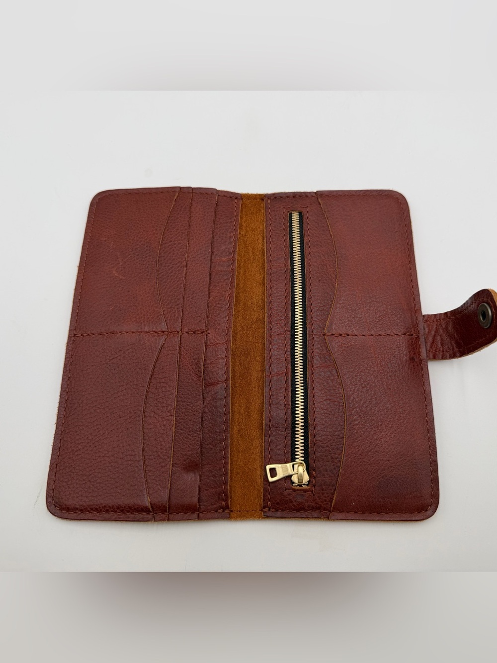 PORTLAND LEATHER WOMEN'S BIFOLD WALLET NUTMEG - Picture 6 of 6